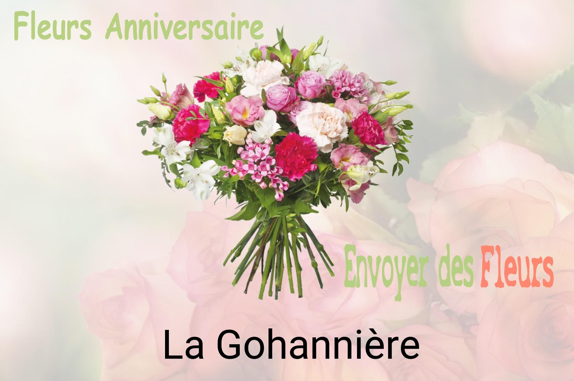 Bouquet de fleurs d’anniversaire livré à La Gohannière
